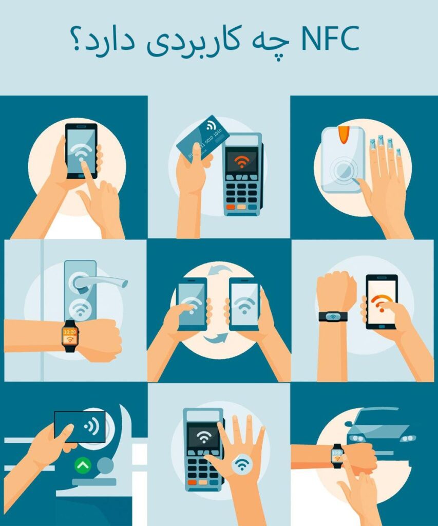 انواع کاربرد nfc در کسب و کار های مختلف