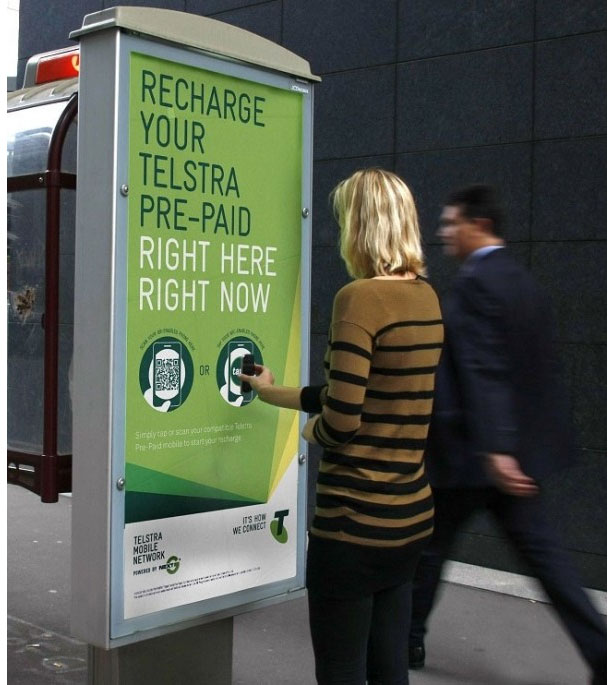 استفاده از nfc در تبلیغات شهری