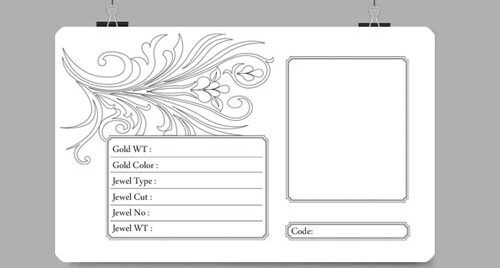 چاپ کارت گارانتی پی وی سی طلا فروشی