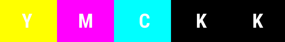 YMCKK ریبون پرینتر