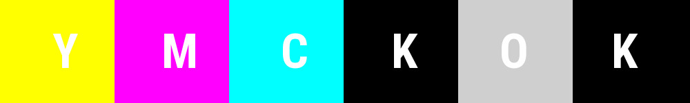 YMCKOK ریبون پرینتر