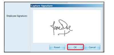 اضافه کردن امضا کارمند در نرم افزار asure id