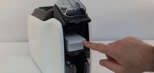 ورود کارت برای نصب پرینتر چاپ کارت