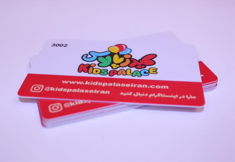 چاپ کارت شهربازی کیدزپلاس